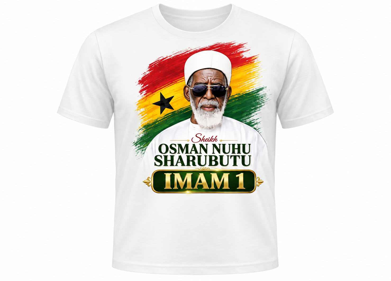 Sheikh Osman Nuhu Sharubutu "Imam 1" Mawlid Health Walk T-Shirt