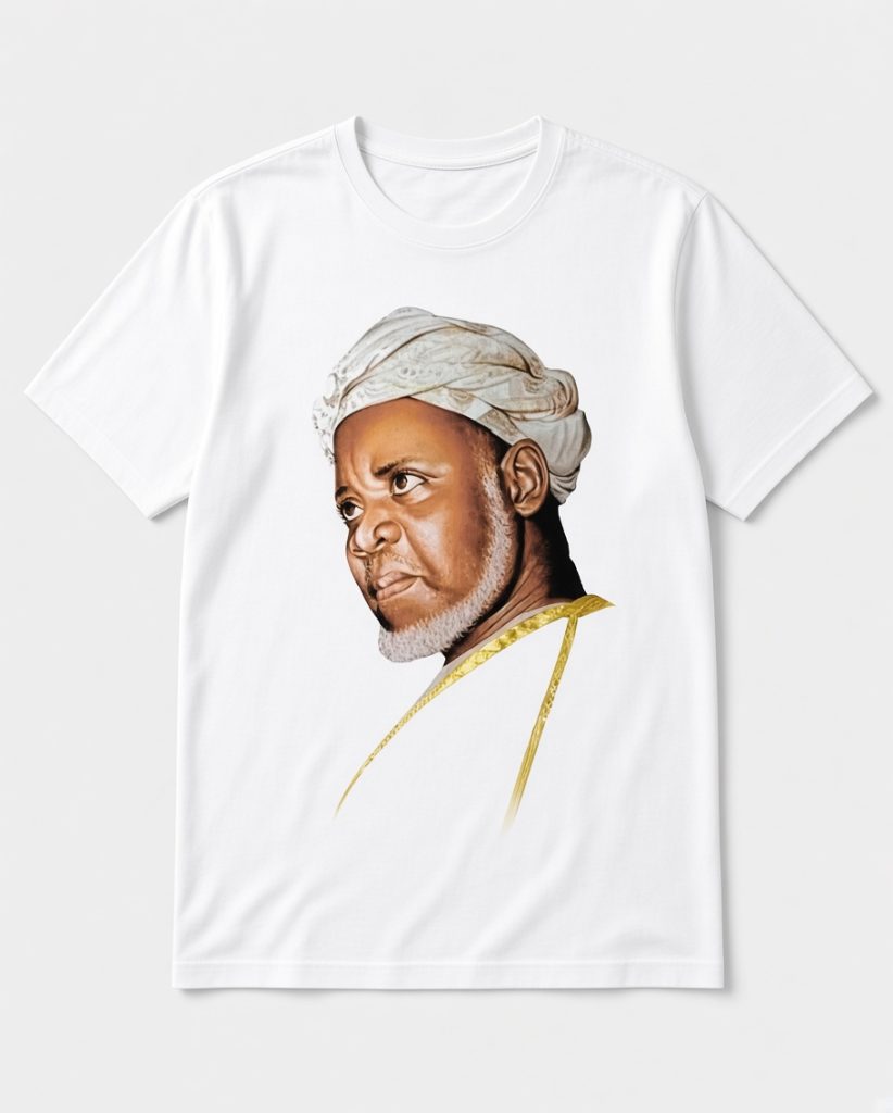 Sheikh Ibrahim Niasse Heritage T-Shirt – Premium Islamic Portrait Tee